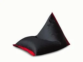 Кресло Пирамида черно-красная